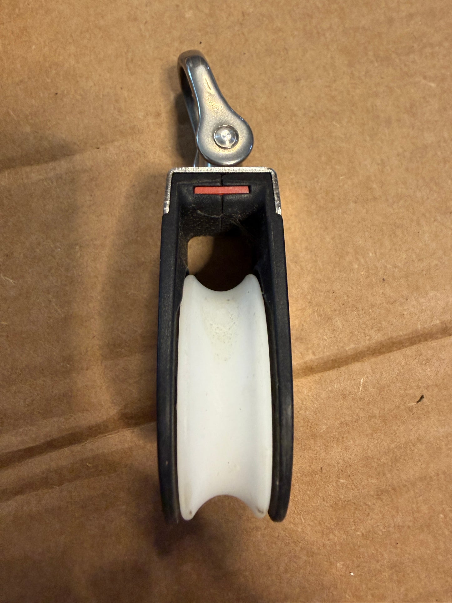 Small Ronstan 1 5/8” Sheave 3/8” Line Block