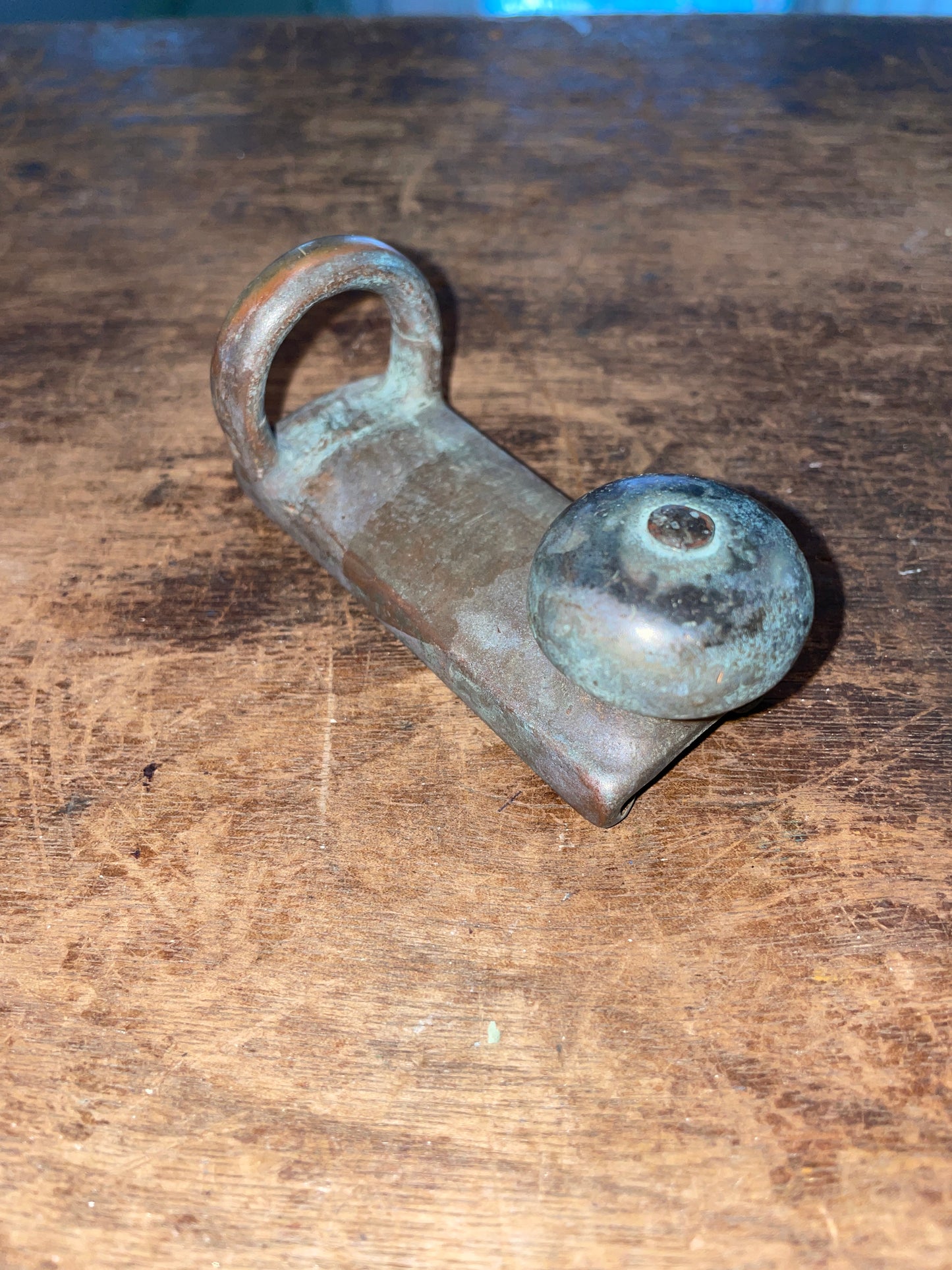 Vintage Bronze 1” Pull Top Spinnaker Track Car