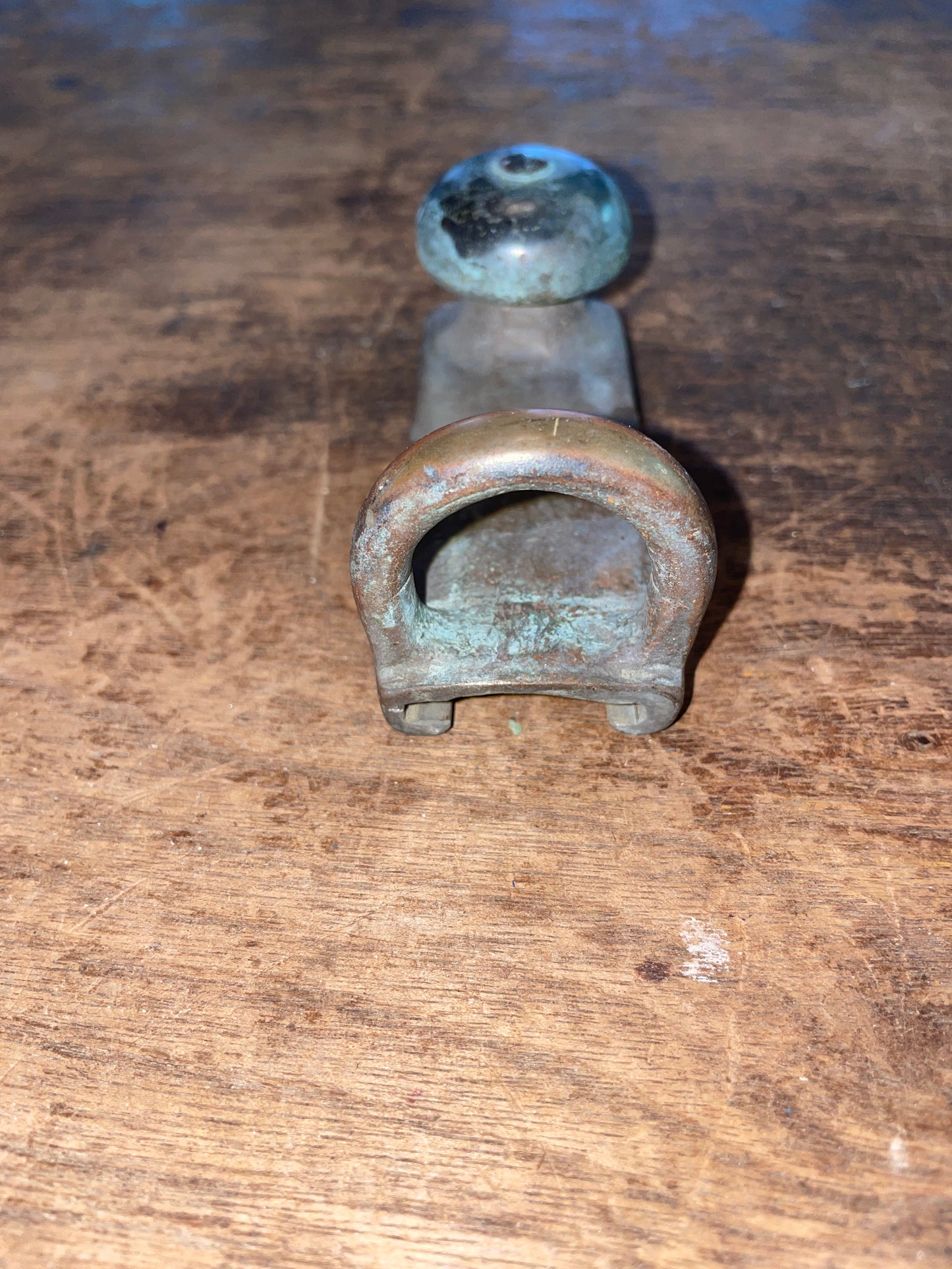 Vintage Bronze 1” Pull Top Spinnaker Track Car