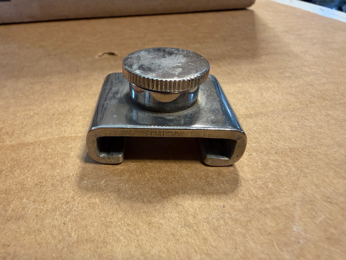 Stainless Steel 1 1/4" Screw Top Track End
