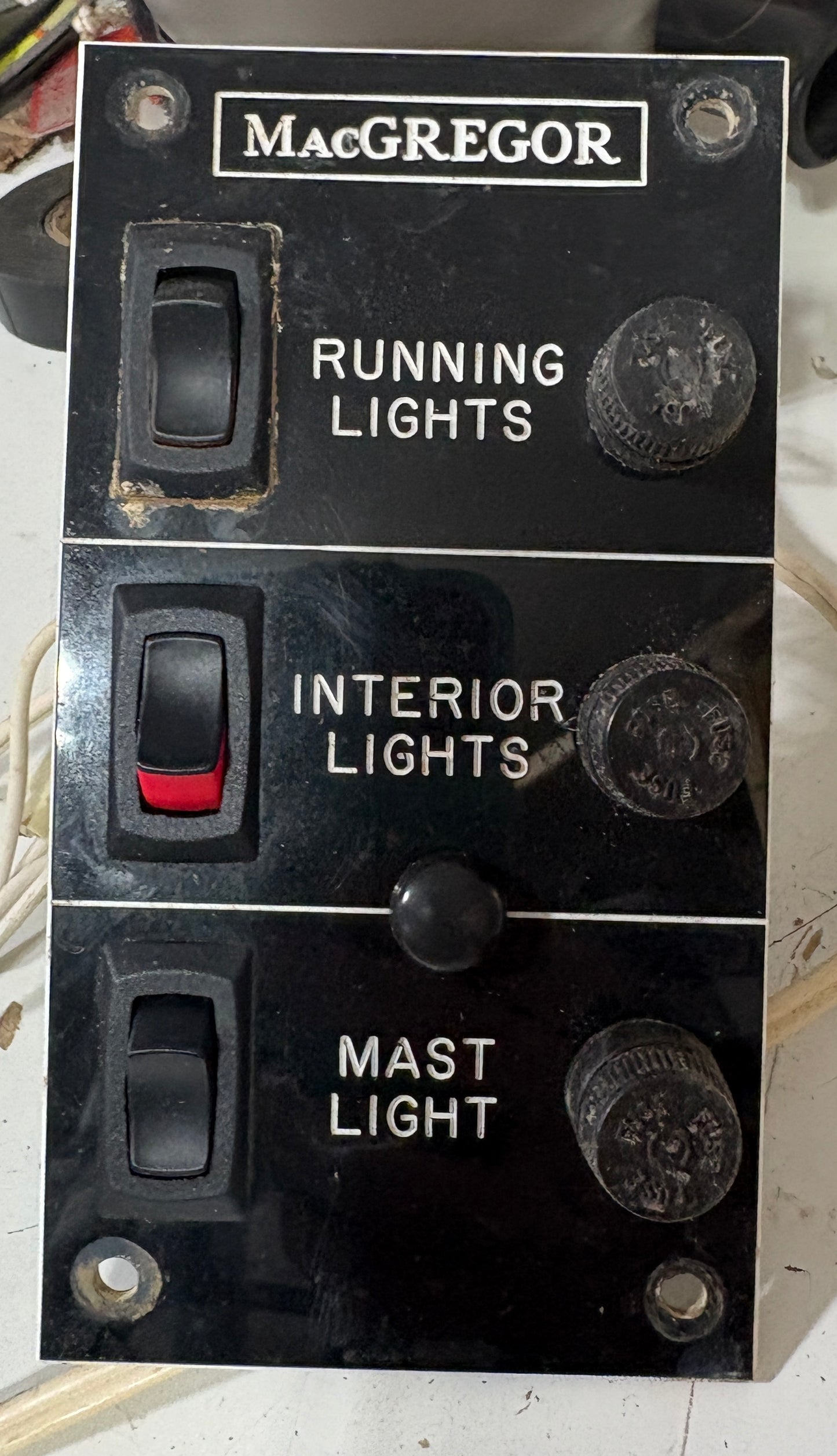 Light Switch Panel from MacGregor 26X