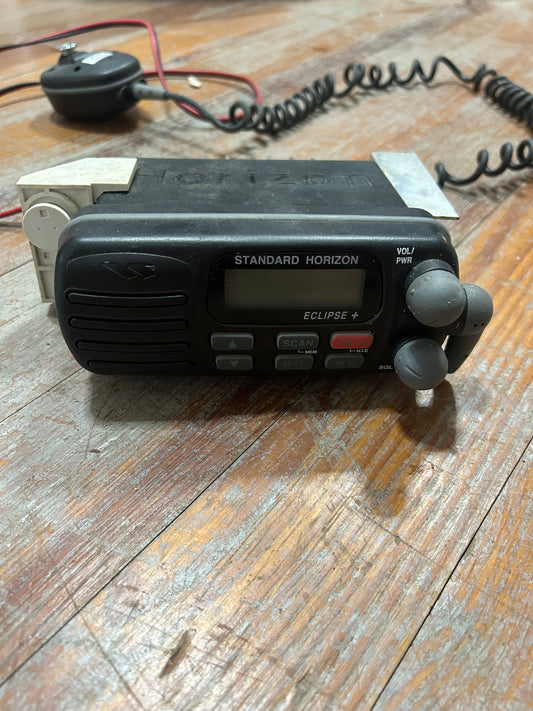 Standard Horizon Eclipse + w/ mic number CMP349BR