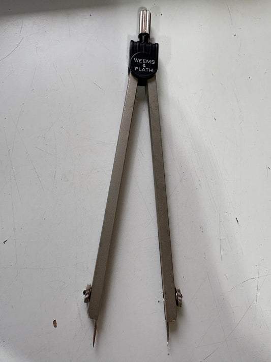 Weems and Plath 6"Matte Nickle Fixed Point Divider for Chart Plotting