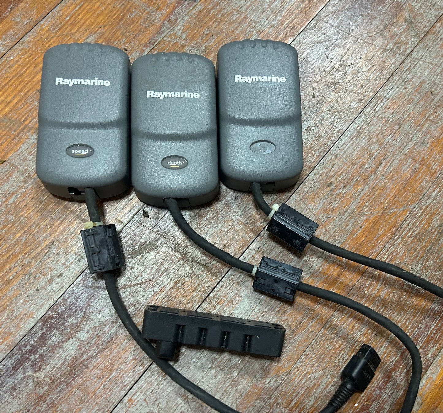 RAYMARINE E22067 - 69 WIND/DEPTH/SPEED Transducer PODS (SET OF 3)