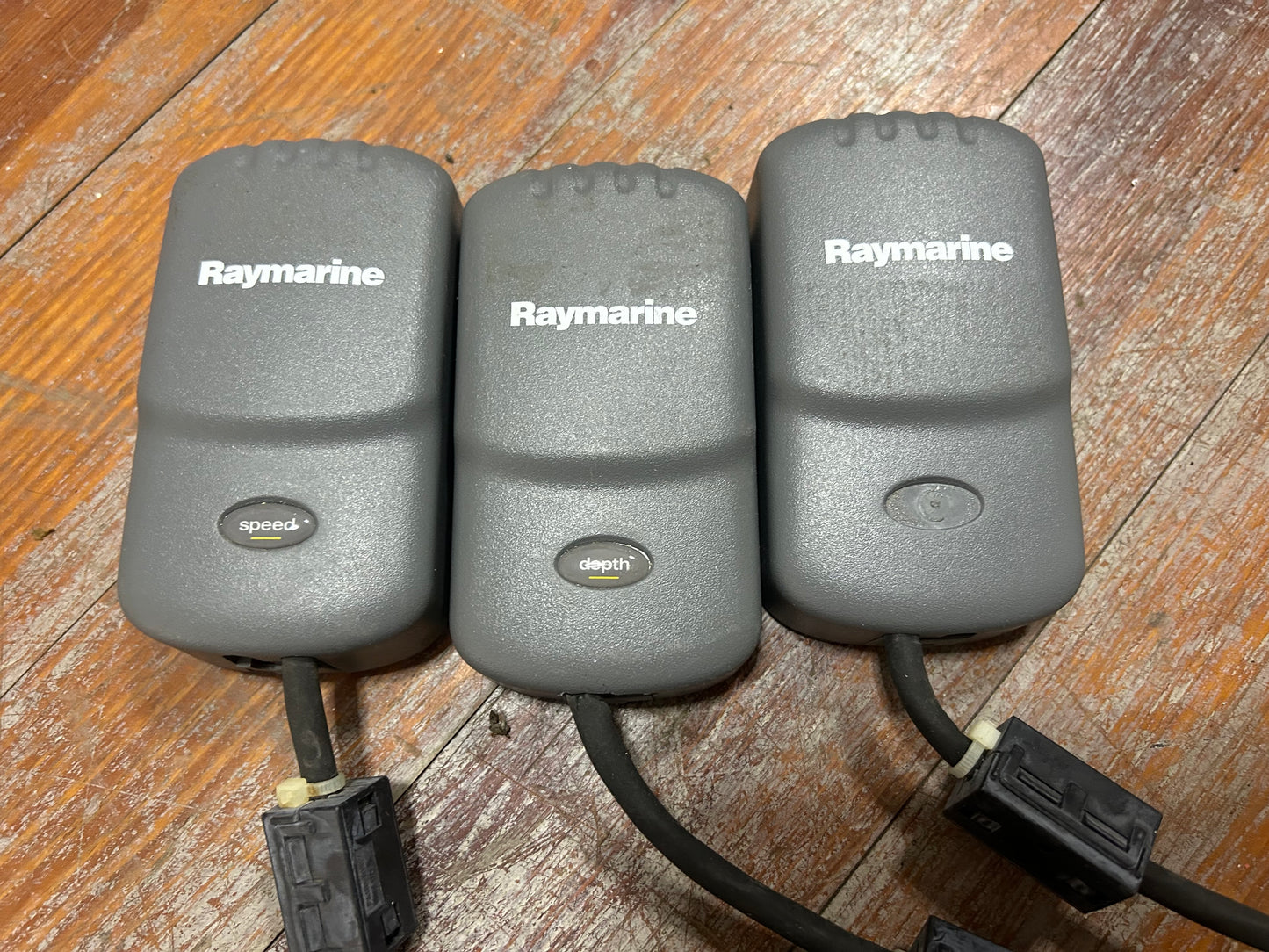 RAYMARINE E22067 - 69 WIND/DEPTH/SPEED Transducer PODS (SET OF 3)