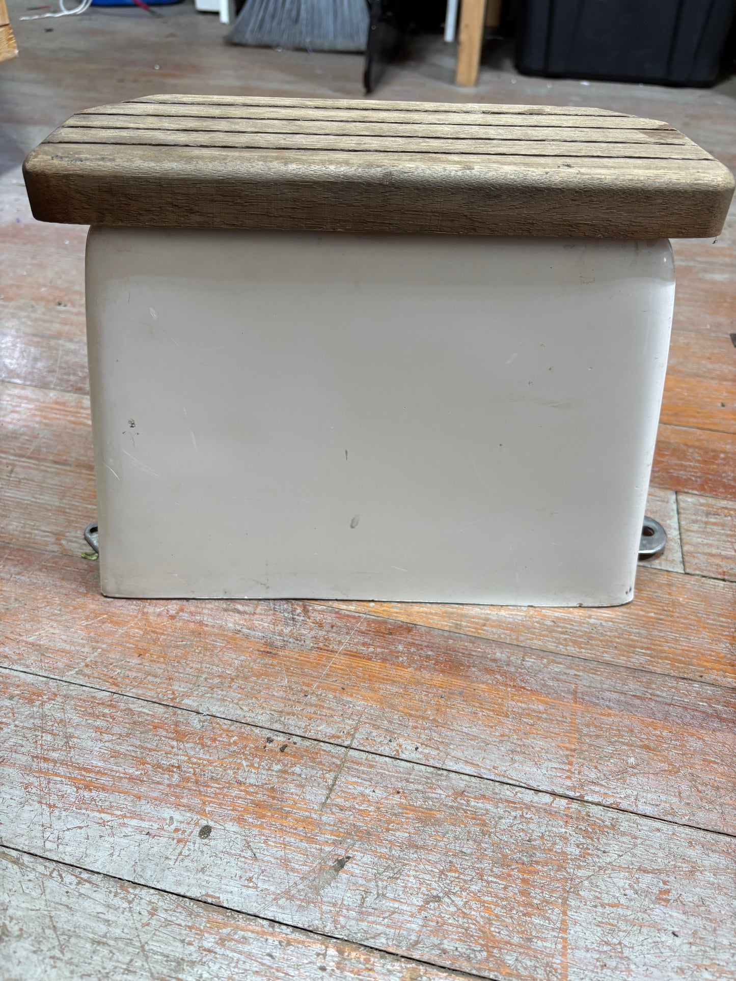 Teak Top Companionway Step from MacGregor 26X