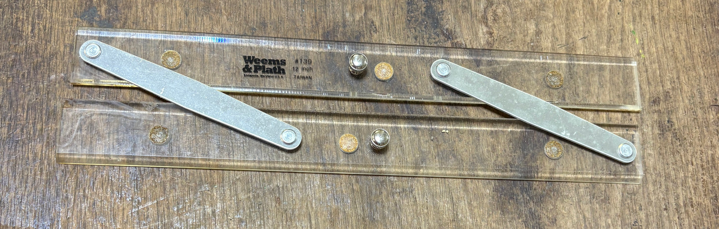 Weems & Plath Parallel Ruler 12 Inch Model #139