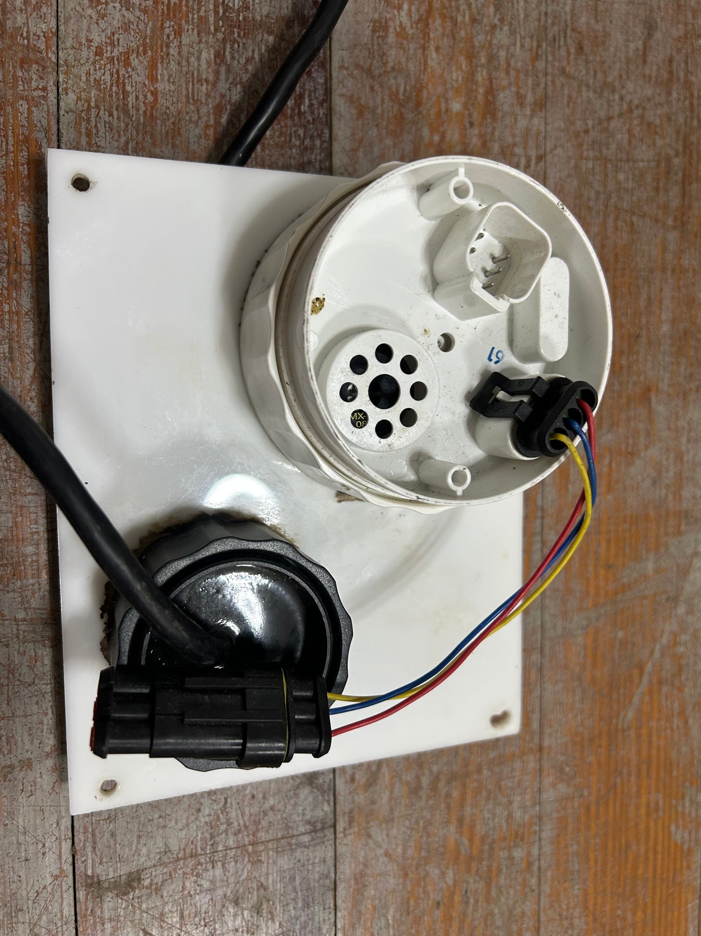 Volvo Penta EVC Engine Control Panel & 4000 RPM Tachometer Gauge