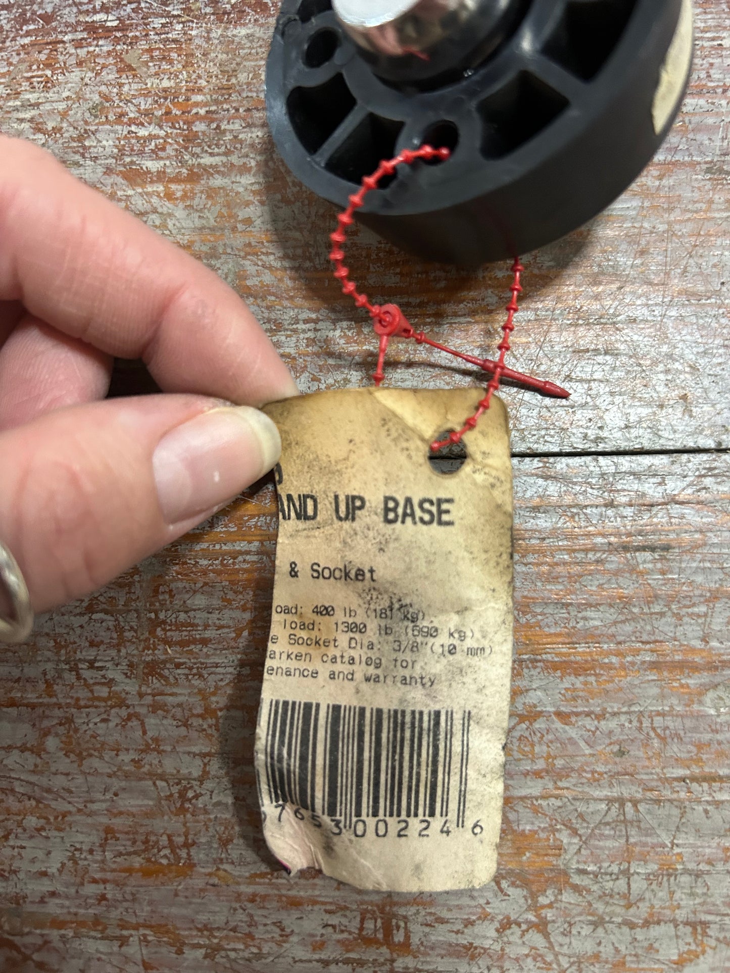 Harken Stand-Up Base & Socket 3/8” (10mm) Sailing Hardware – New Old Stock w/ Original Tag