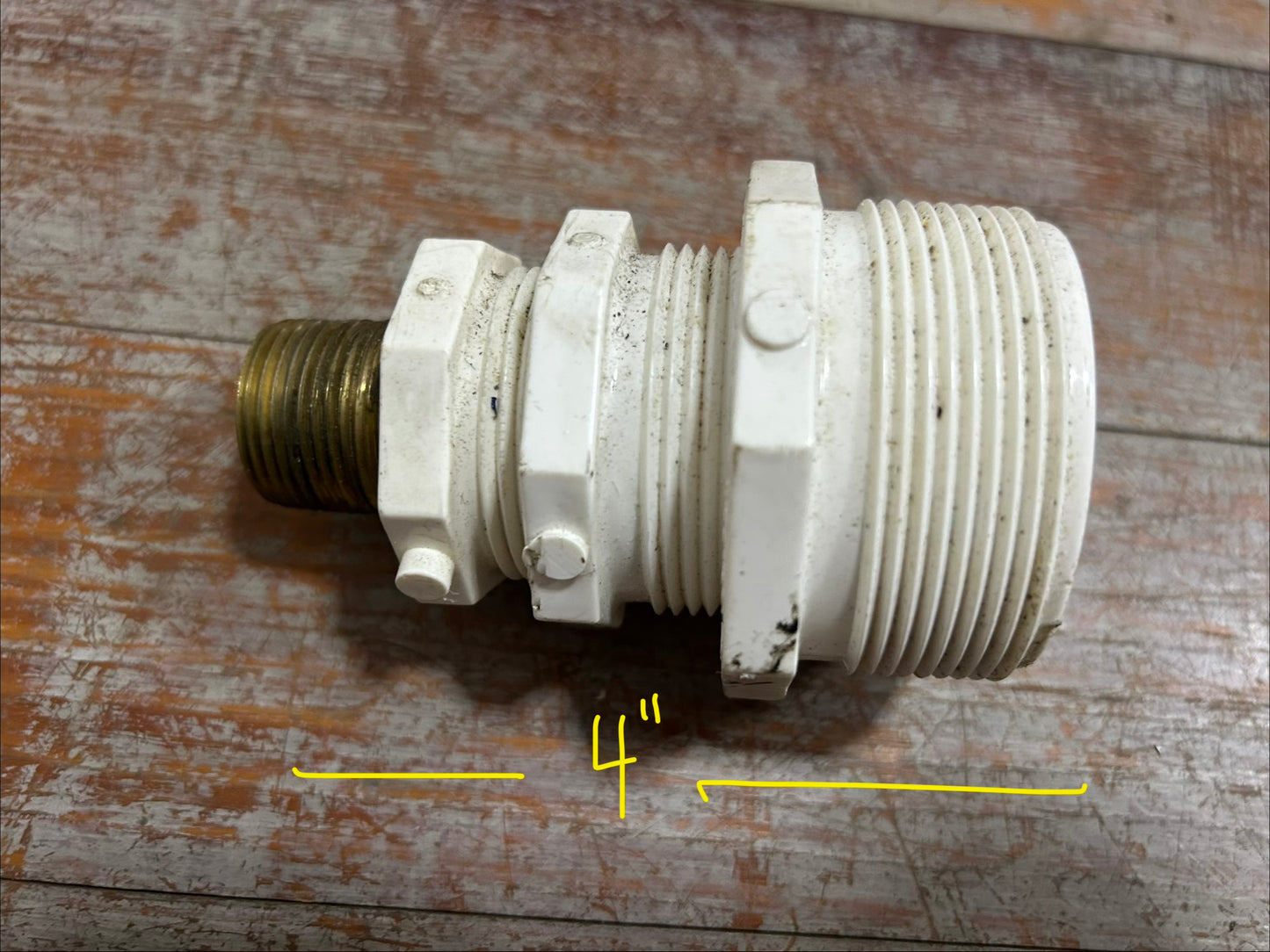 Marine PVC Thru-Hull Fitting 1-1/4” x 3/4” – Charlotte Pipe