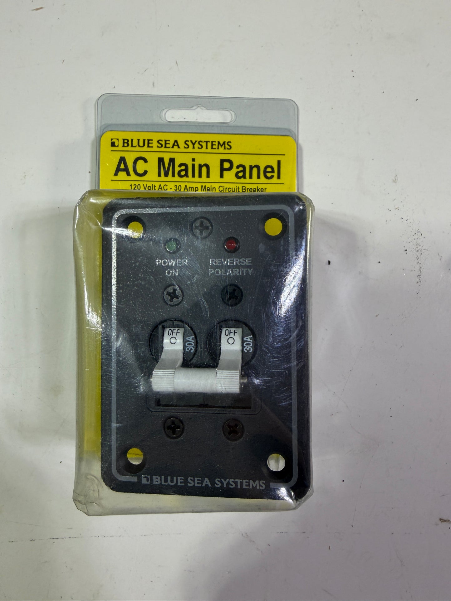 Blue Sea Systems AC Main Panel 120VAC / 30AMP Circuit Breaker - NEW