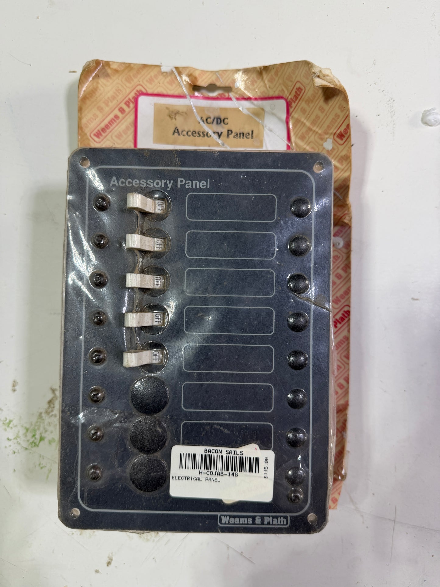 Weems & Plath AC/DC Accessory Panel - NEW