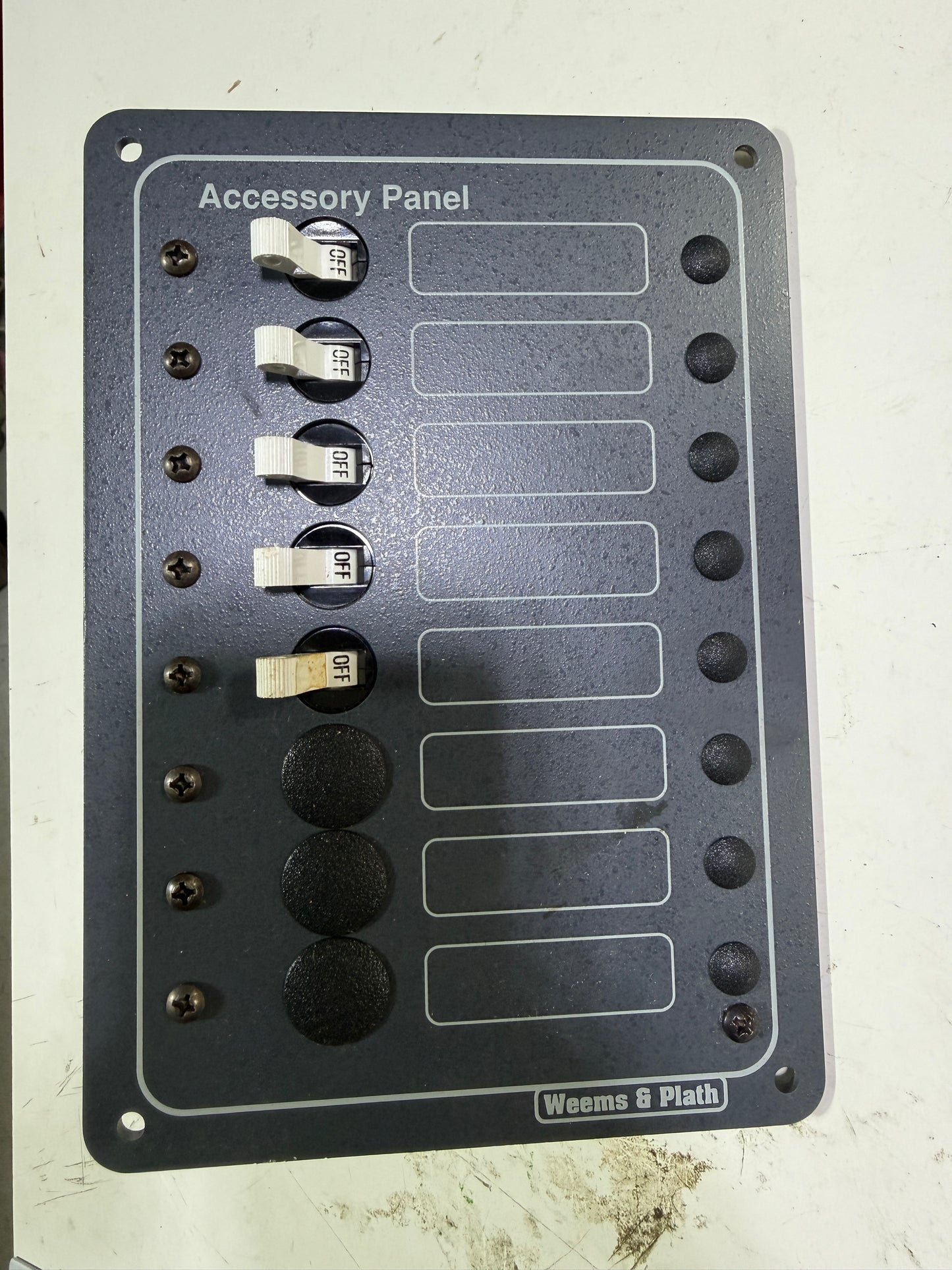 Weems & Plath AC/DC Accessory Panel - NEW