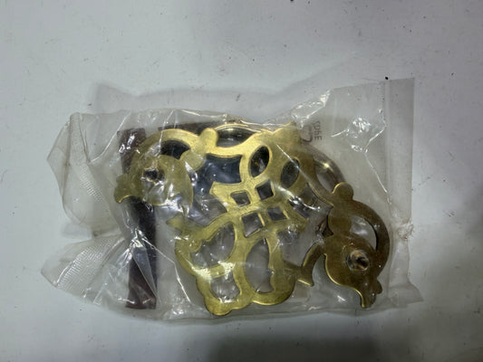 Brass Ornamental Drawer Pull / Handle - NEW
