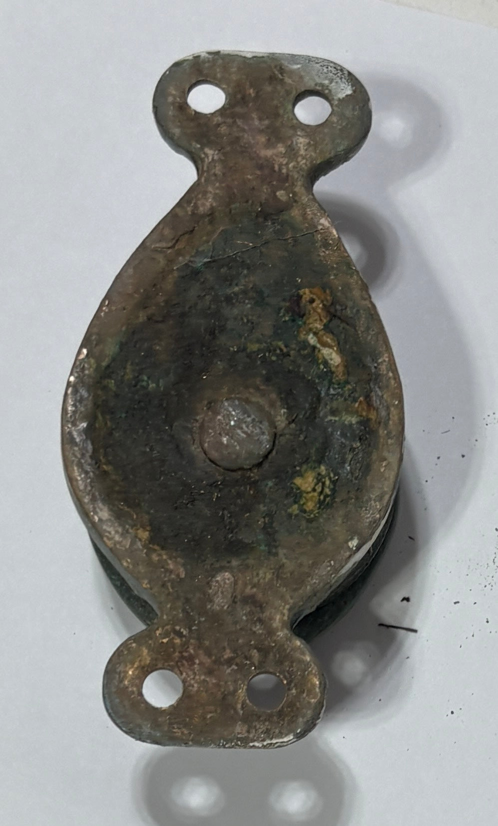 Bronze Cheek Block 2" Sheave 1/2" Line