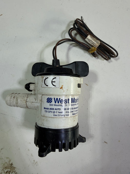 West Marine 500GPH 12V Bilge Pump