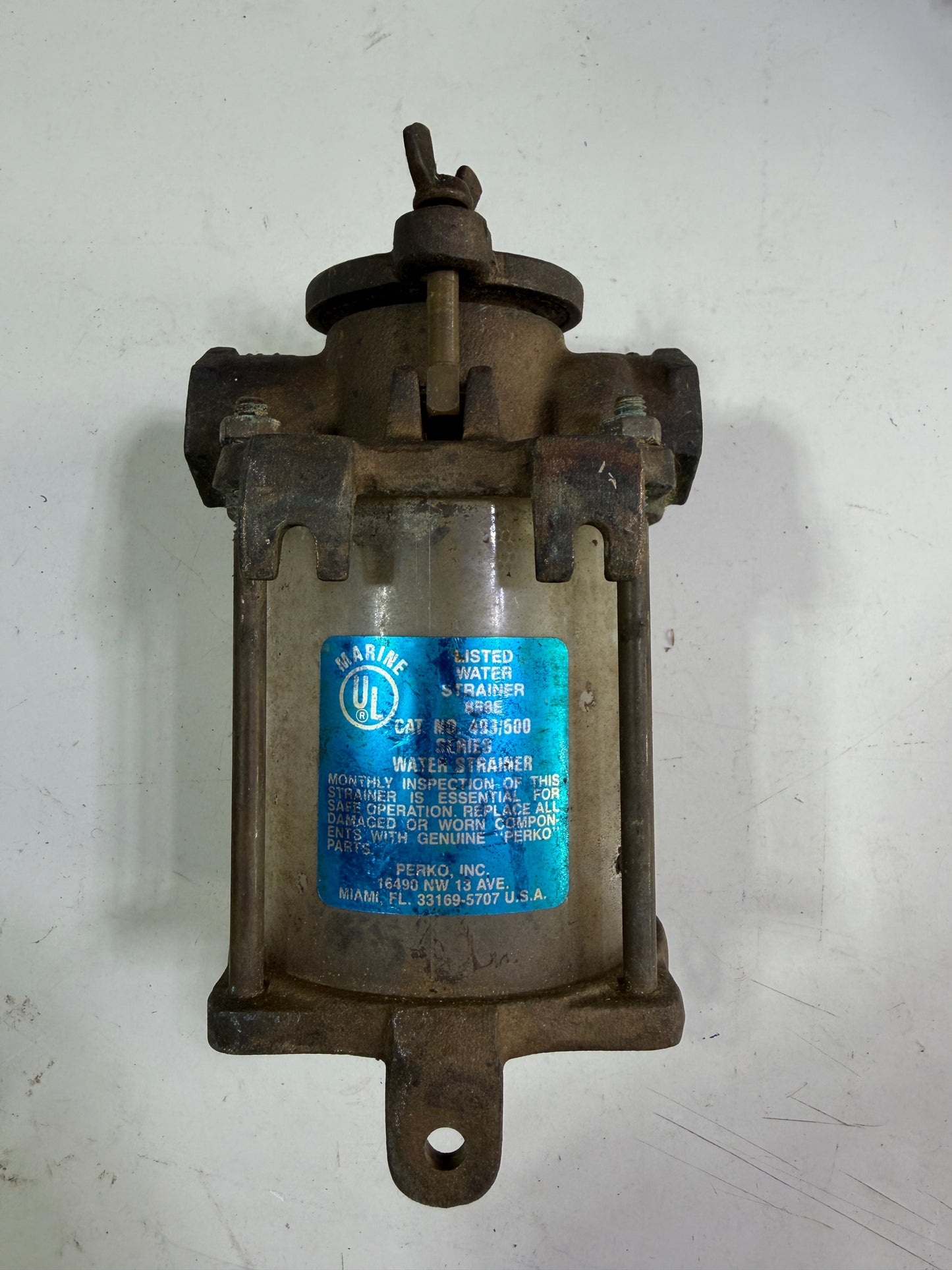 Perko Water Strainer 858E MODEL 493/500 Series