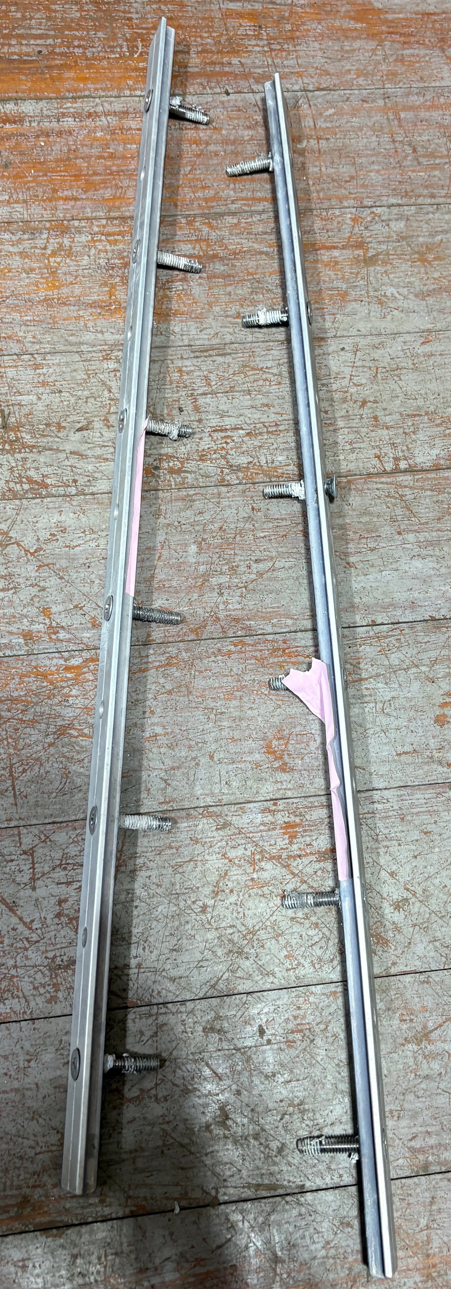 Aluminum Track Pair from MacGregor 26X  1" Track 24" long
