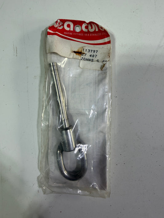 Johnson Marine 3/16" Single Gate Eye - NEW