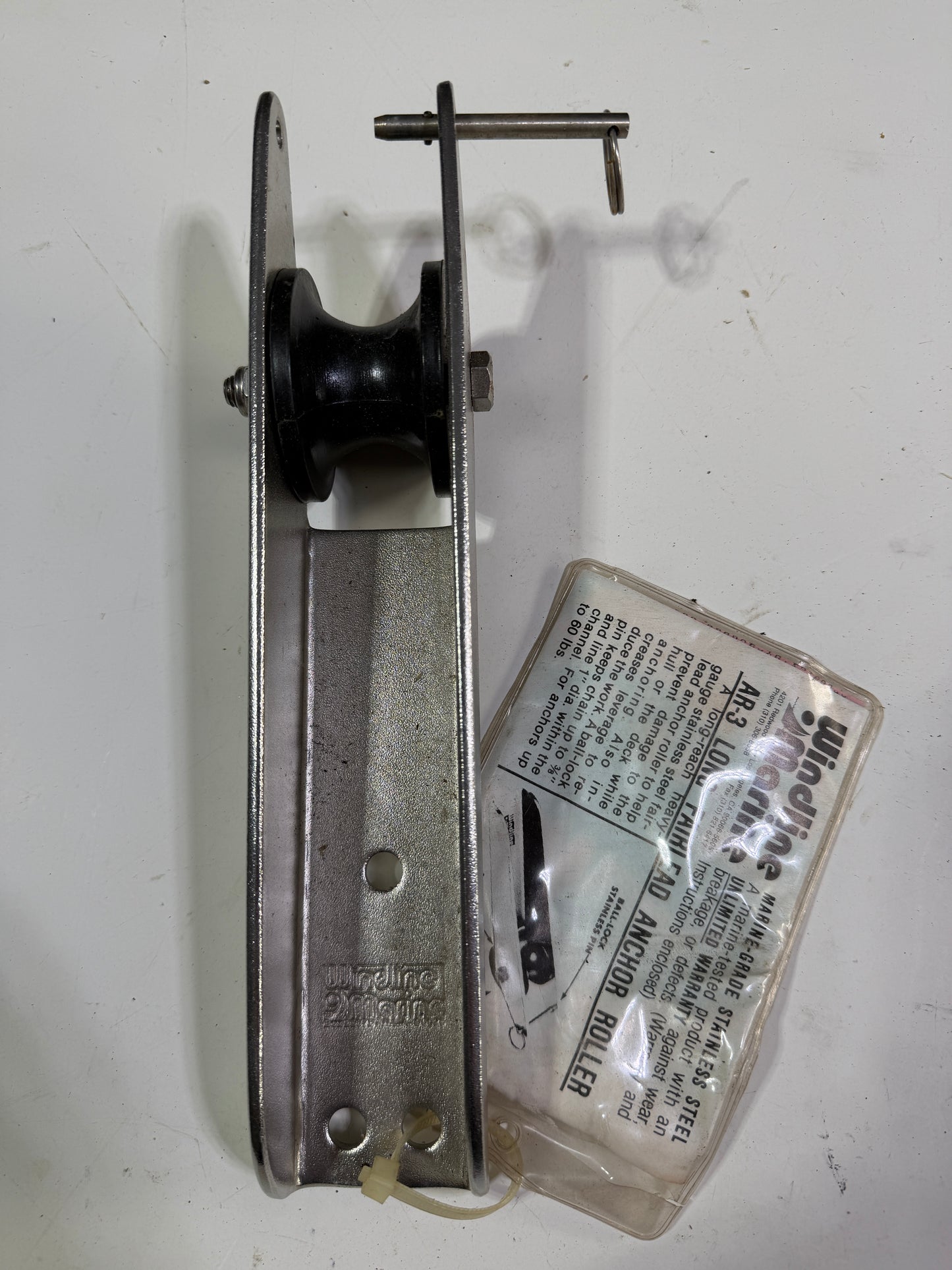 windline AR-3 Long Fairlead Anchor Roller - NEW
