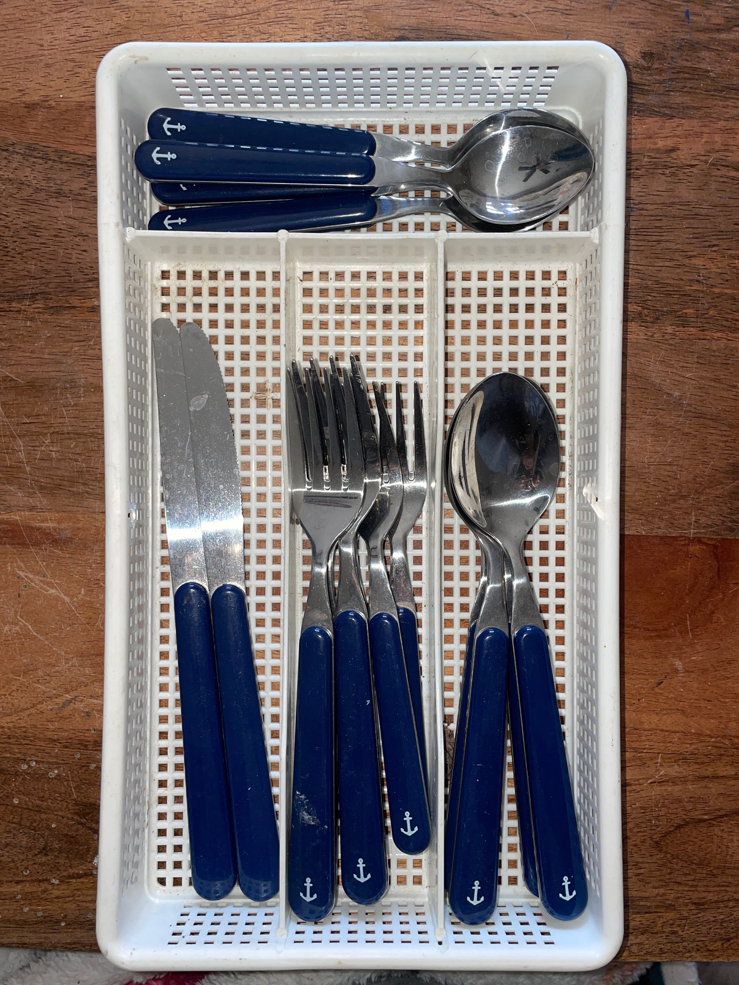 Anchor Silverware Set - Not Complete