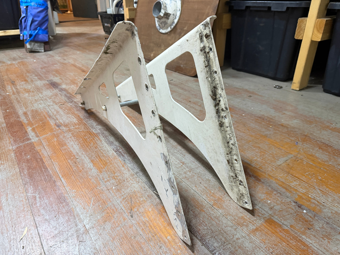 Aluminum Radar Mount - Mounting Area is 16 1/2" Long x 6 1/8" Inside Diameter