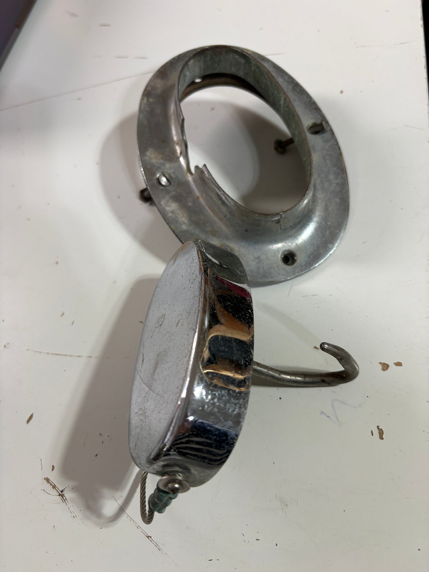 Chromed Bronze Anchor Hawse from Alberg 30