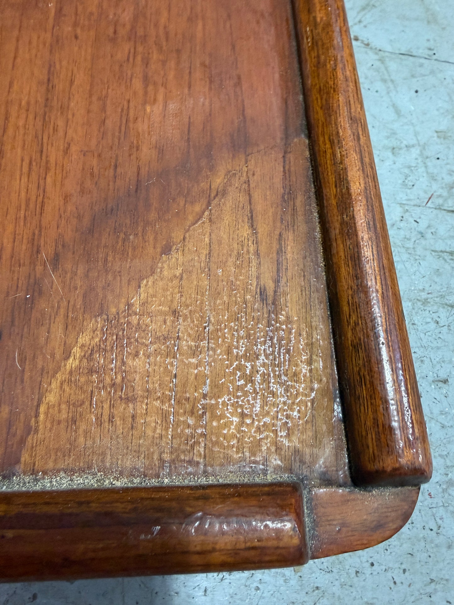 Varnished Cockpit Table - 24 1/4" Long x 13 1/2" Wide