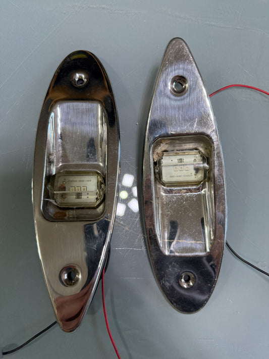 PAIR Stainless Steel Navigation Lights - WORKING