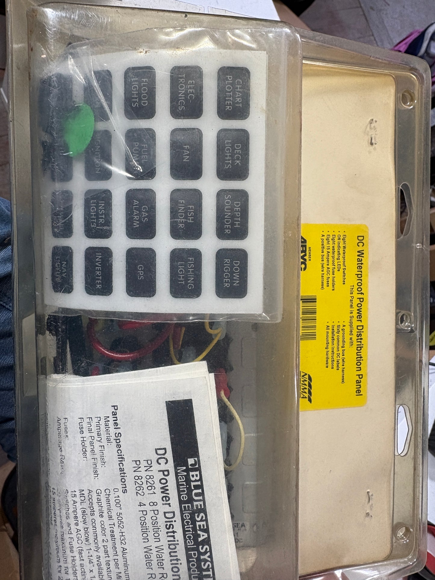 Blue Seas Systems Power Distribution Panel 12/24 Volt DC NEW