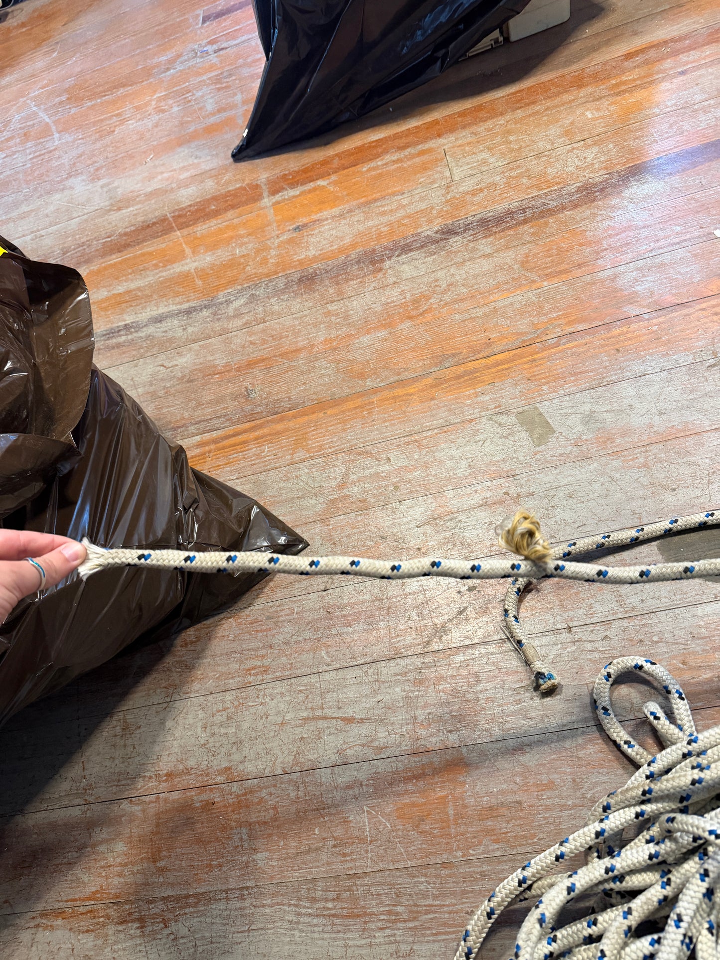 87' OF 7/16" Halyard Line - Does Have Snags