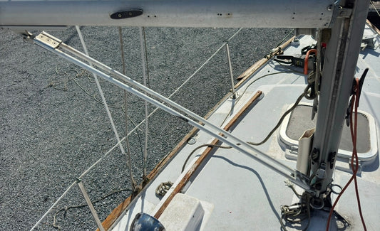 Rigid Boom Vang w track off Seafarer 31 Mark I Yawl