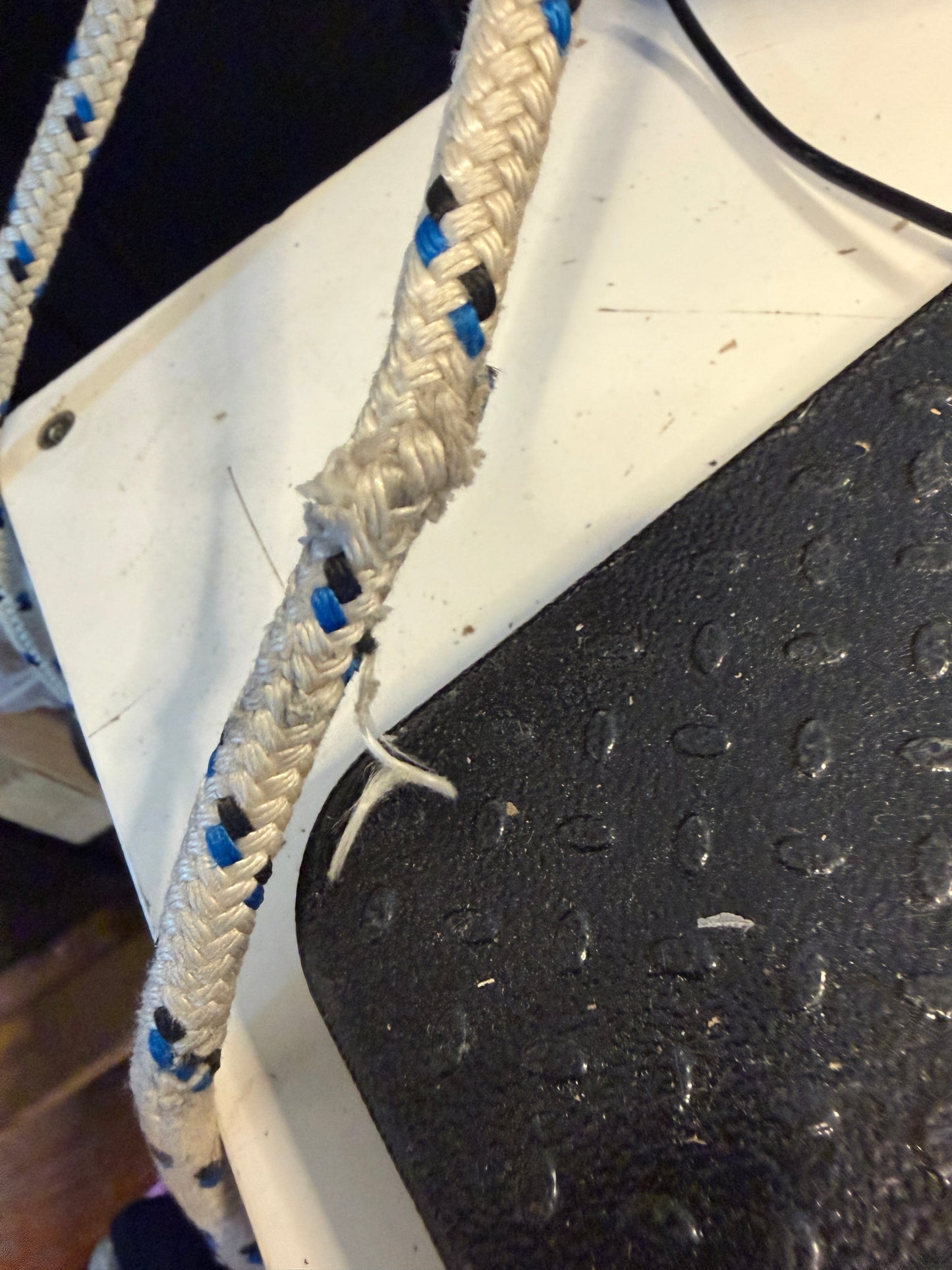 87' OF 7/16" Halyard Line - Does Have Snags