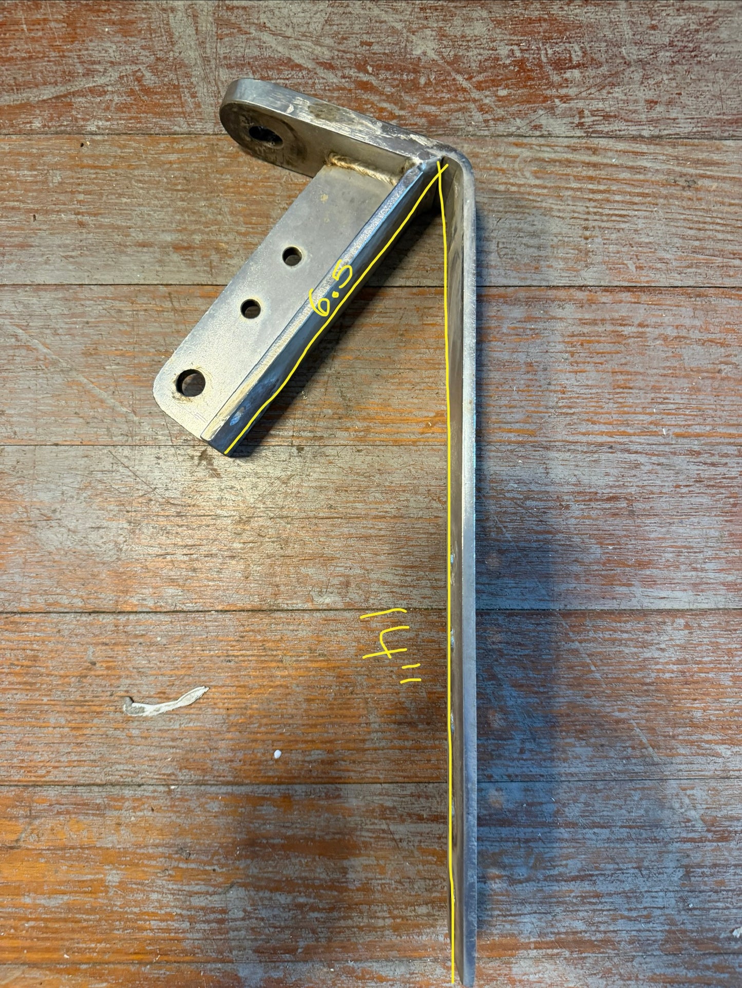 Large Stainless Steel Bow Strap - 14" Length