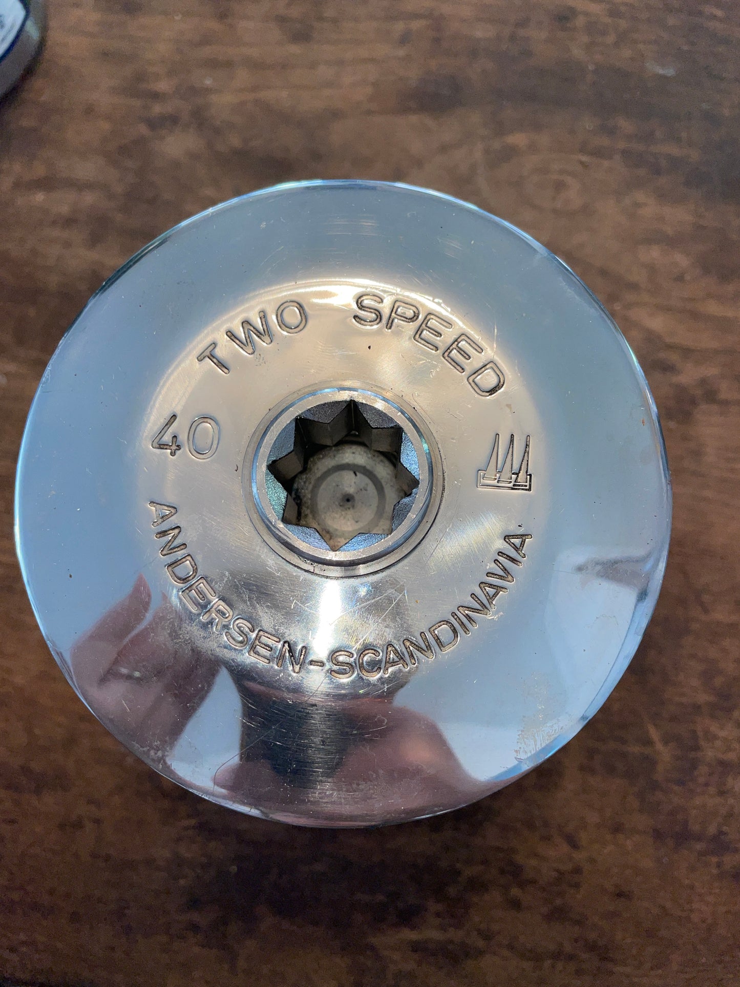 Andersen 40 Two Speed Winch- 5 1/4” Base