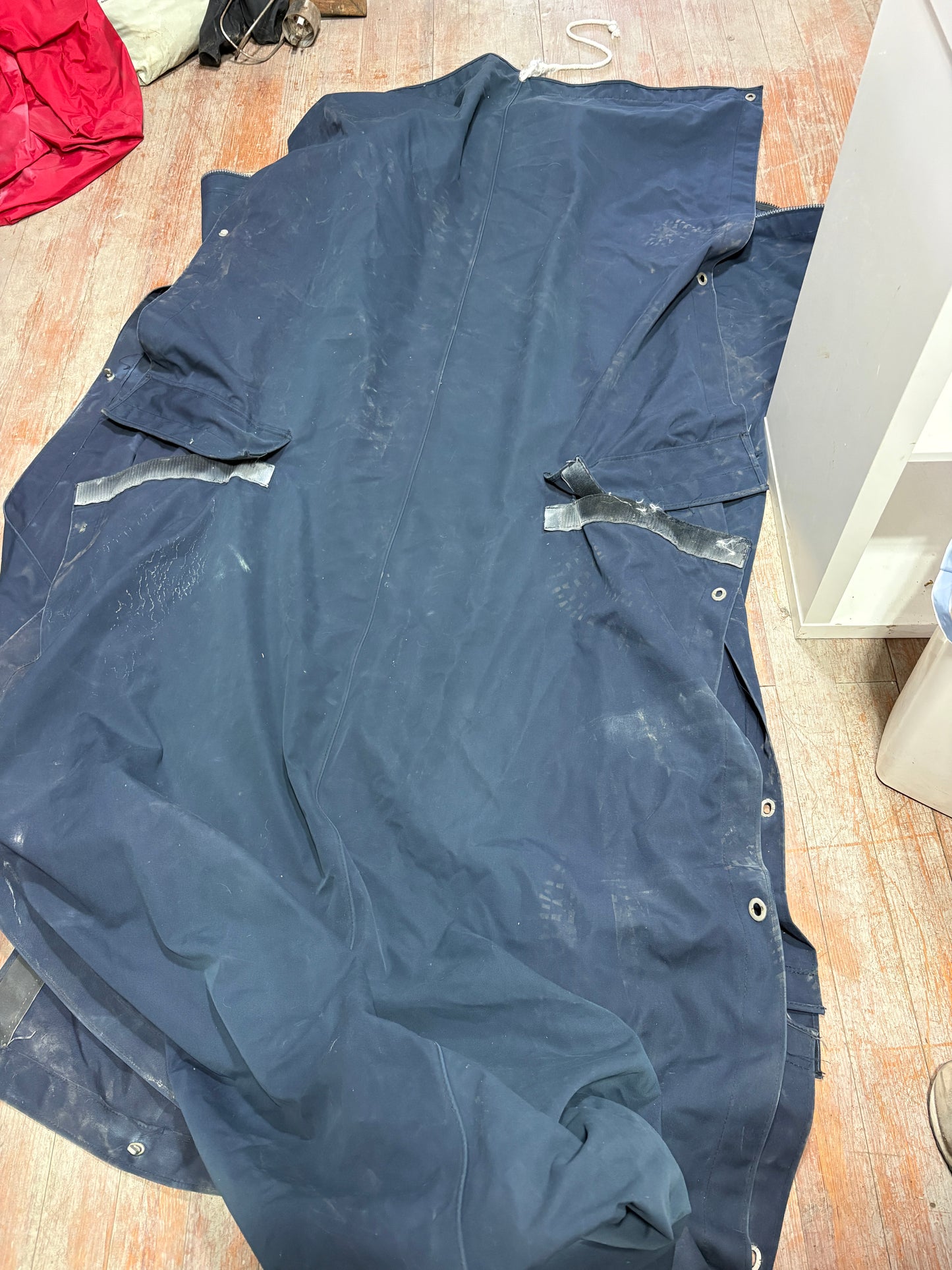 Navy Blue Main Sail Canvas Cover 15 ft