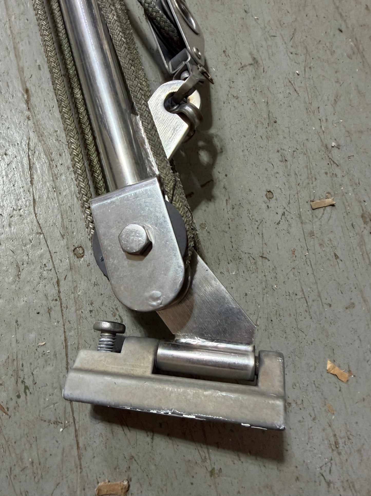 Stainless Steel Garhauer Rigid Boom Vang With Mast Track