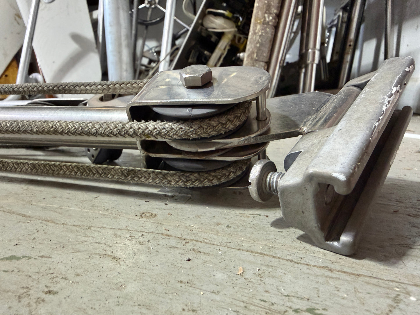 Stainless Steel Garhauer Rigid Boom Vang With Mast Track
