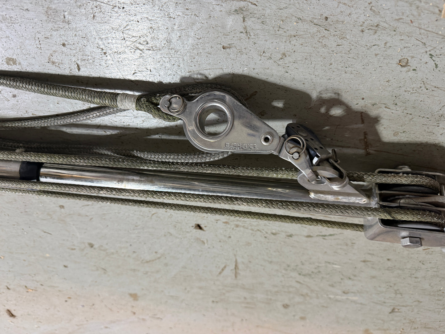 Stainless Steel Garhauer Rigid Boom Vang With Mast Track