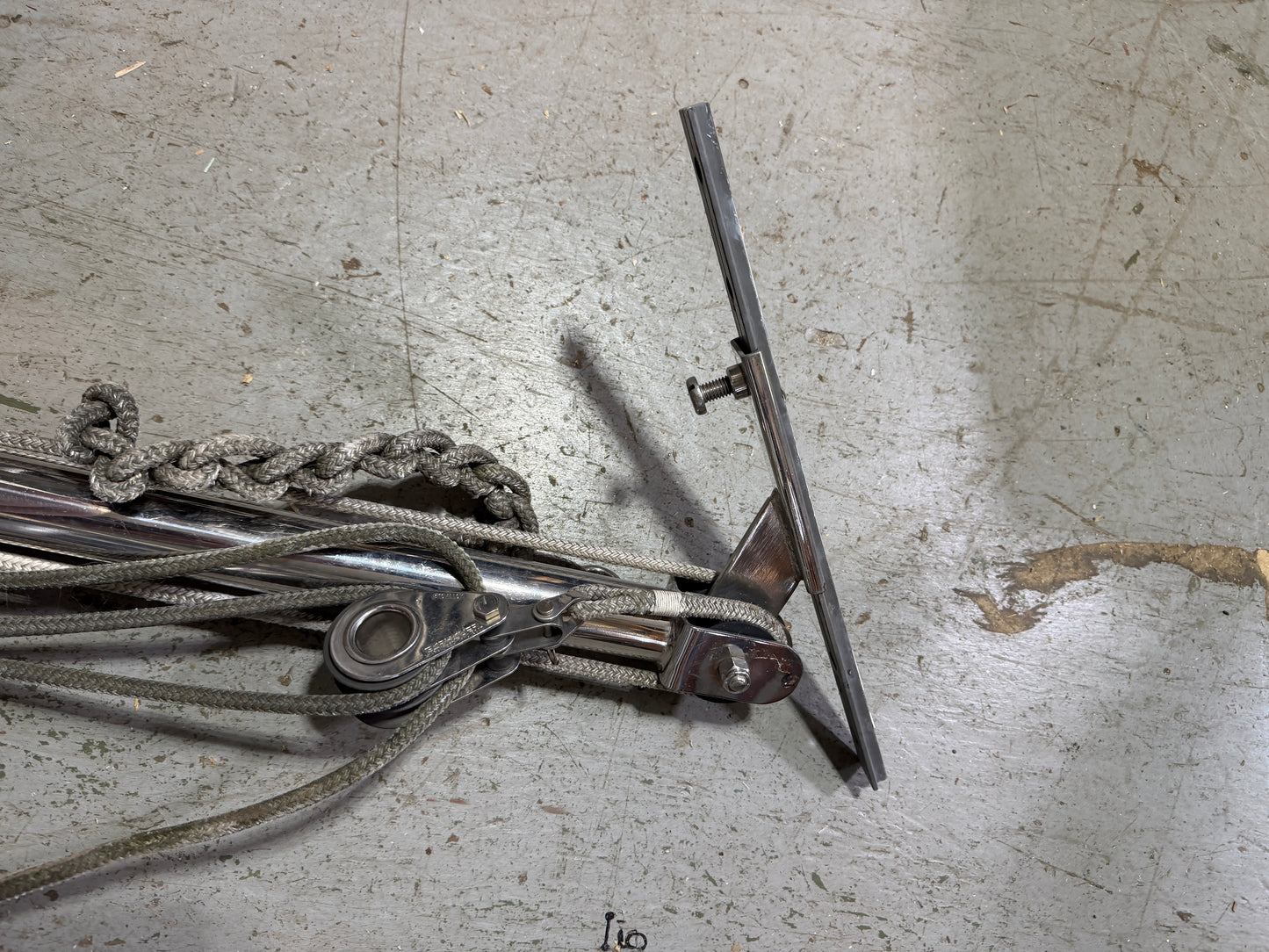 Stainless Steel Garhauer Rigid Boom Vang With Mast Track
