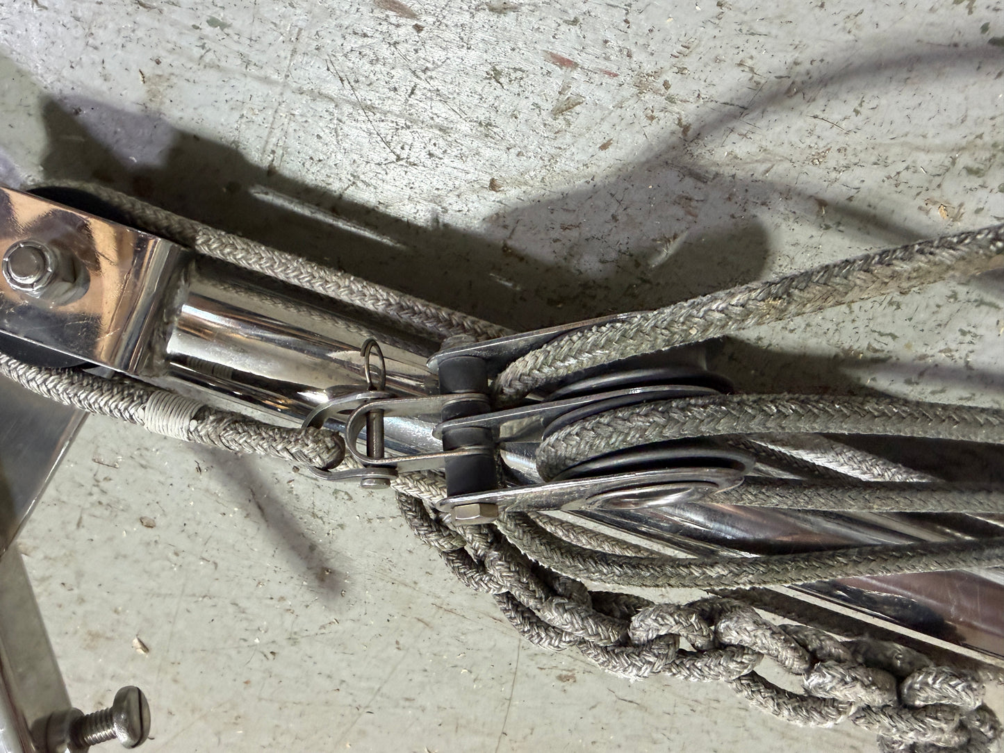 Stainless Steel Garhauer Rigid Boom Vang With Mast Track