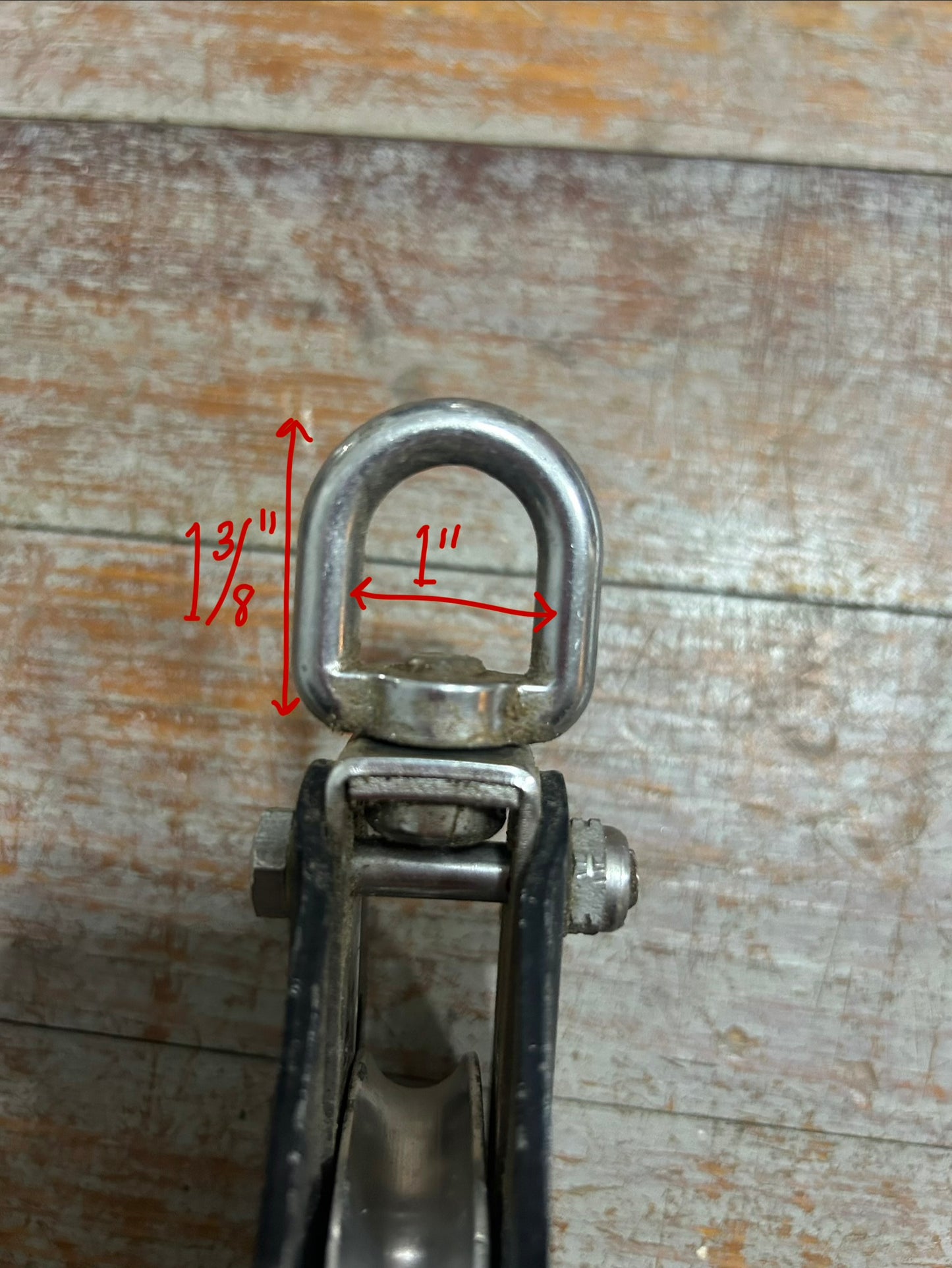 3” Aluminum Sheave - Single Block w/ Swivel Eye
