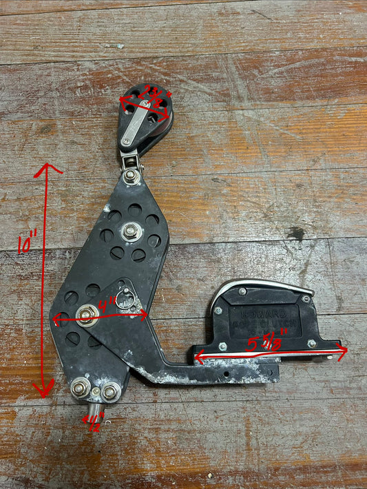 Howard Rope Clutch w/ Fiddle Block & Lead Arm Assembly