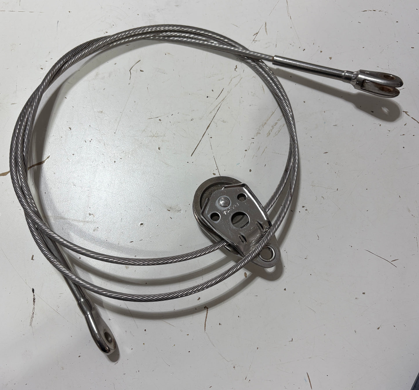 72"  3/16" dia Cable with Fico  Block with 1 3/4" Sheave