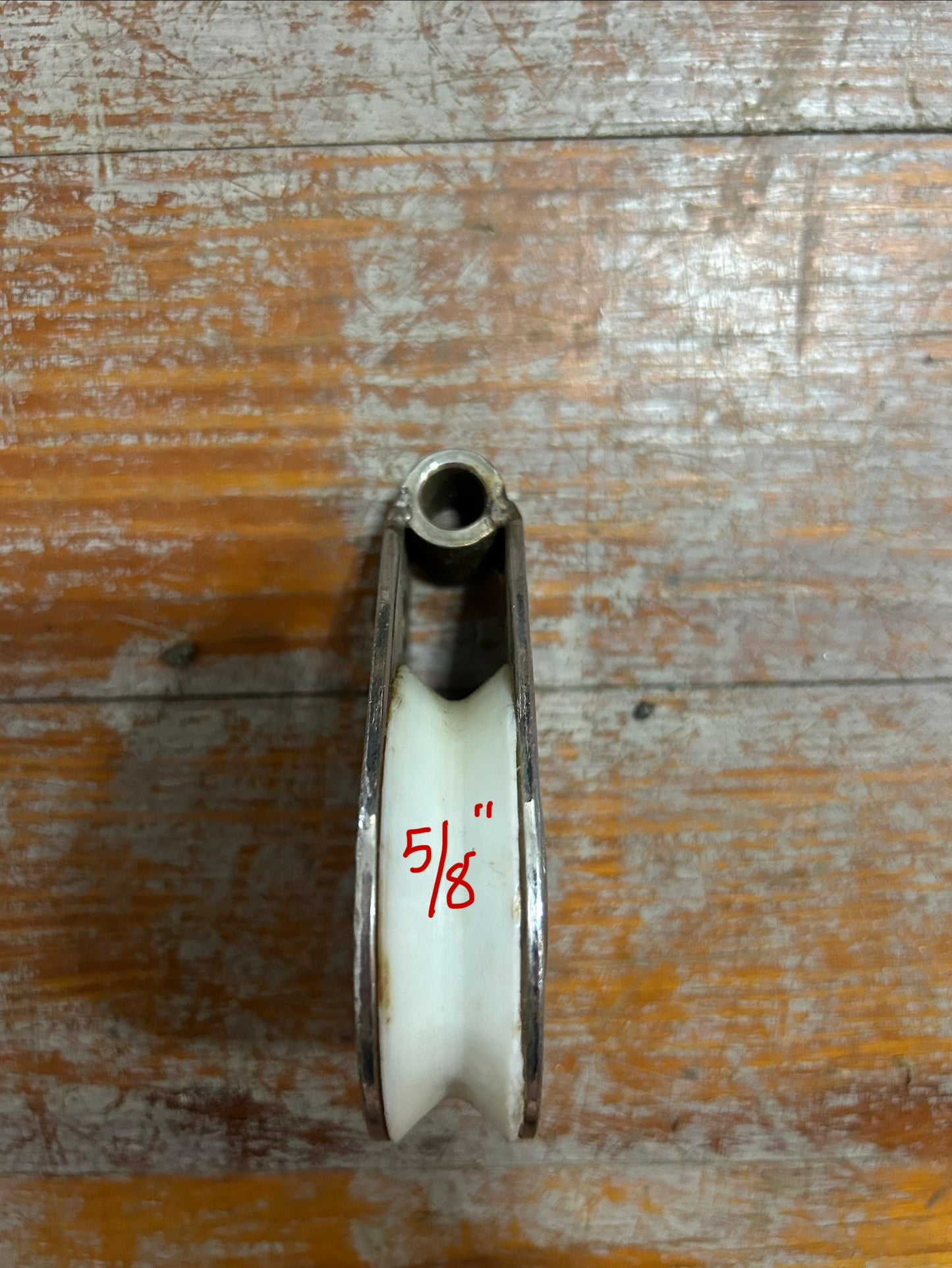 Stainless Steel Block  2-1/4” Sheave – Seized/Needs REPAIR