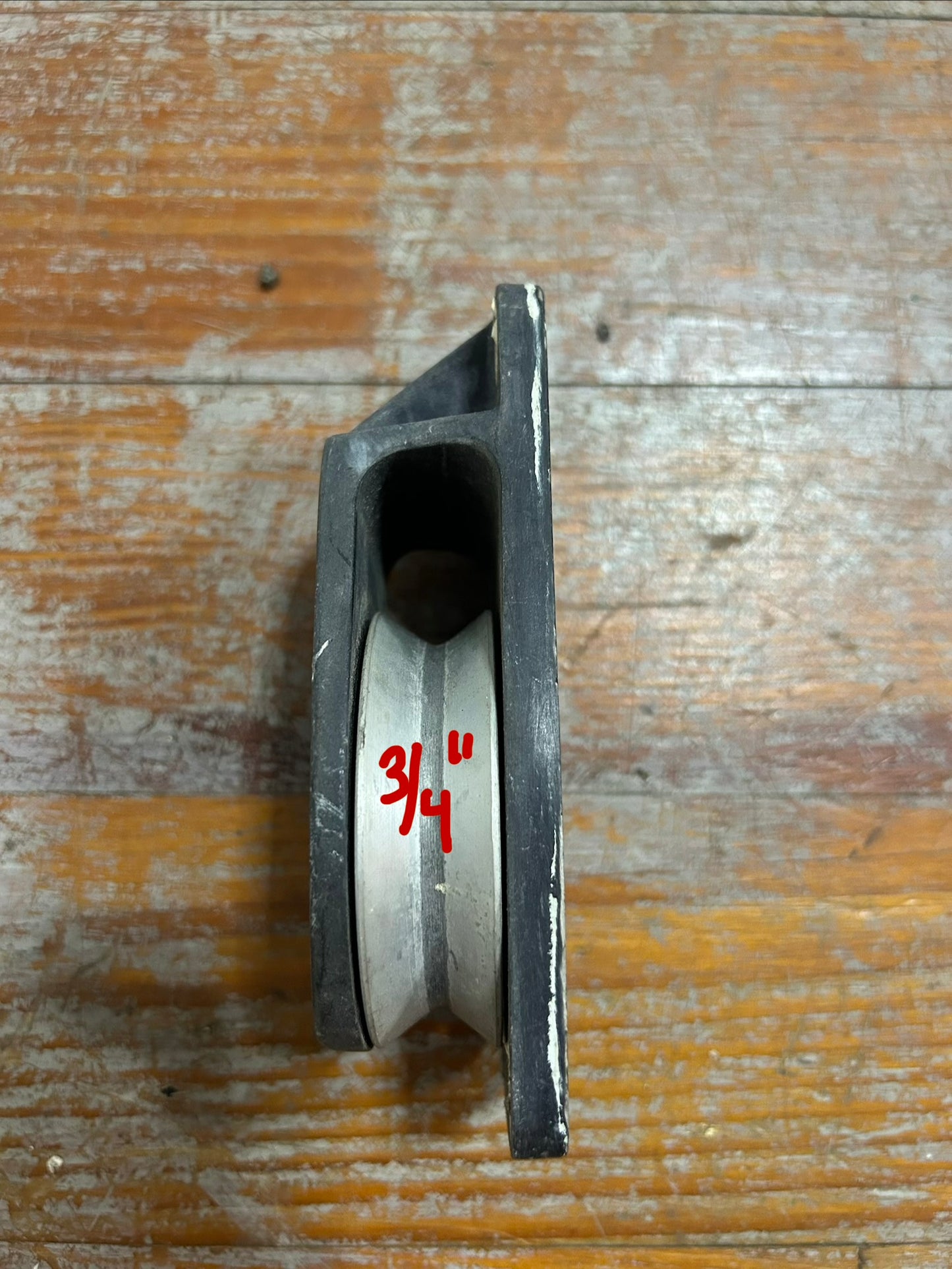 Lewmar Single Foot Block 2-5/8” Sheave Deck Mounted Sailboat Block