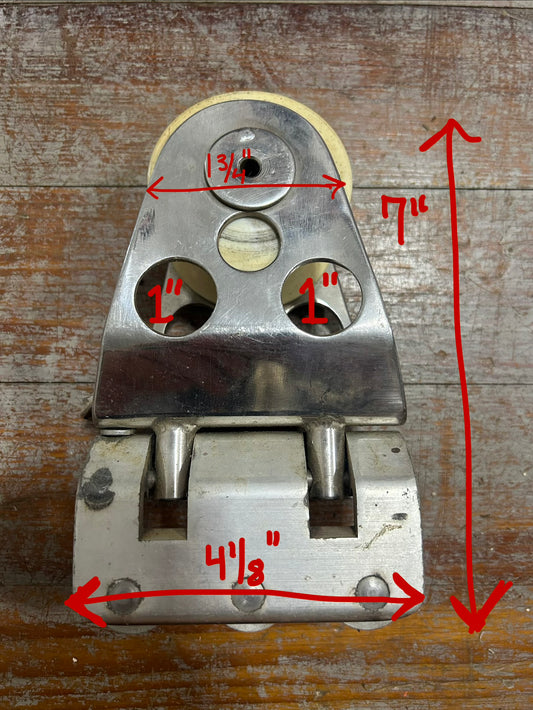 Sheet Block / Traveler (Track ) Car Assembly – Stainless Steel  - Humphries IOR