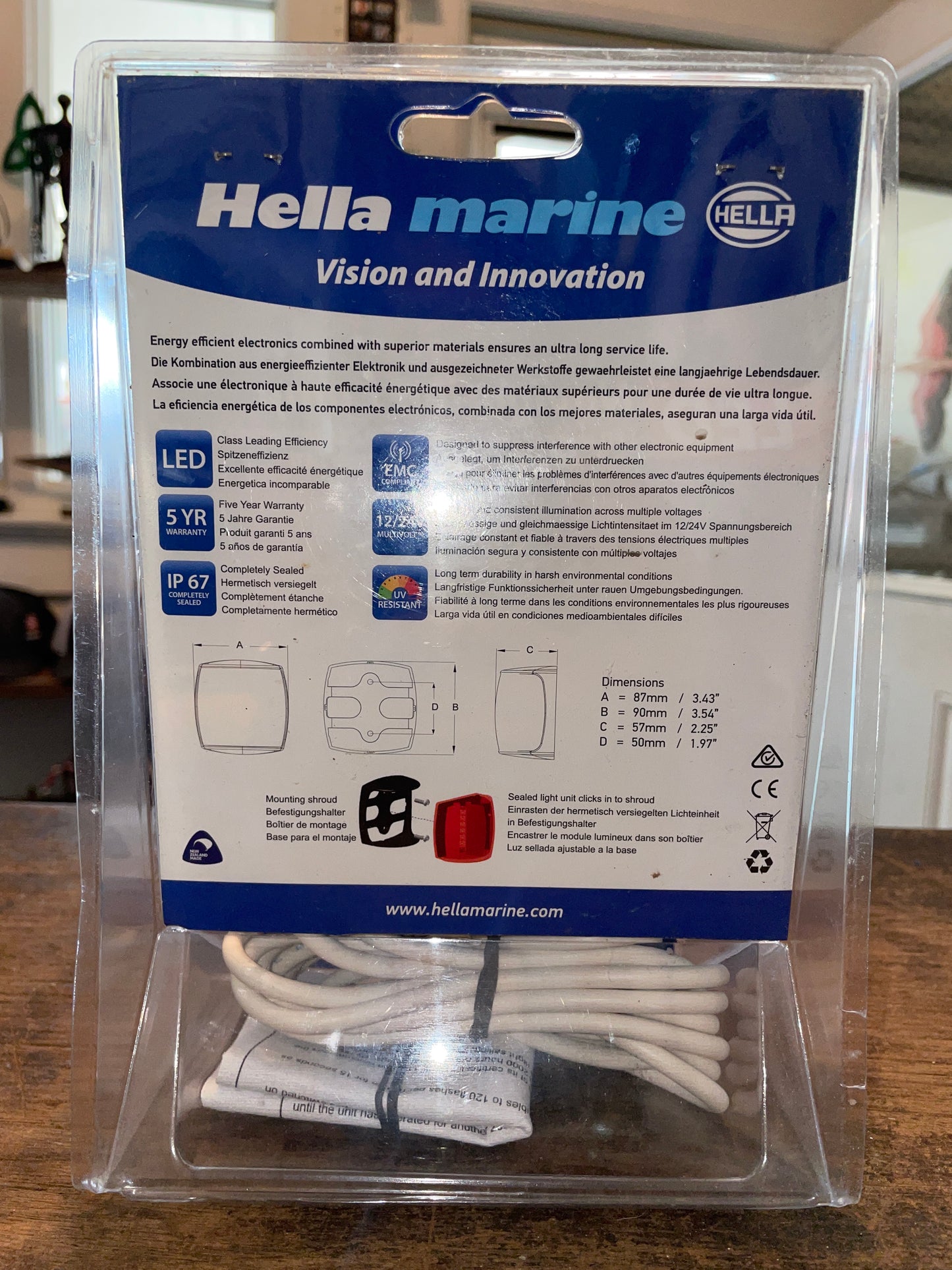 Hella Marine LED Navigation Lamp Model 959941001 NEW