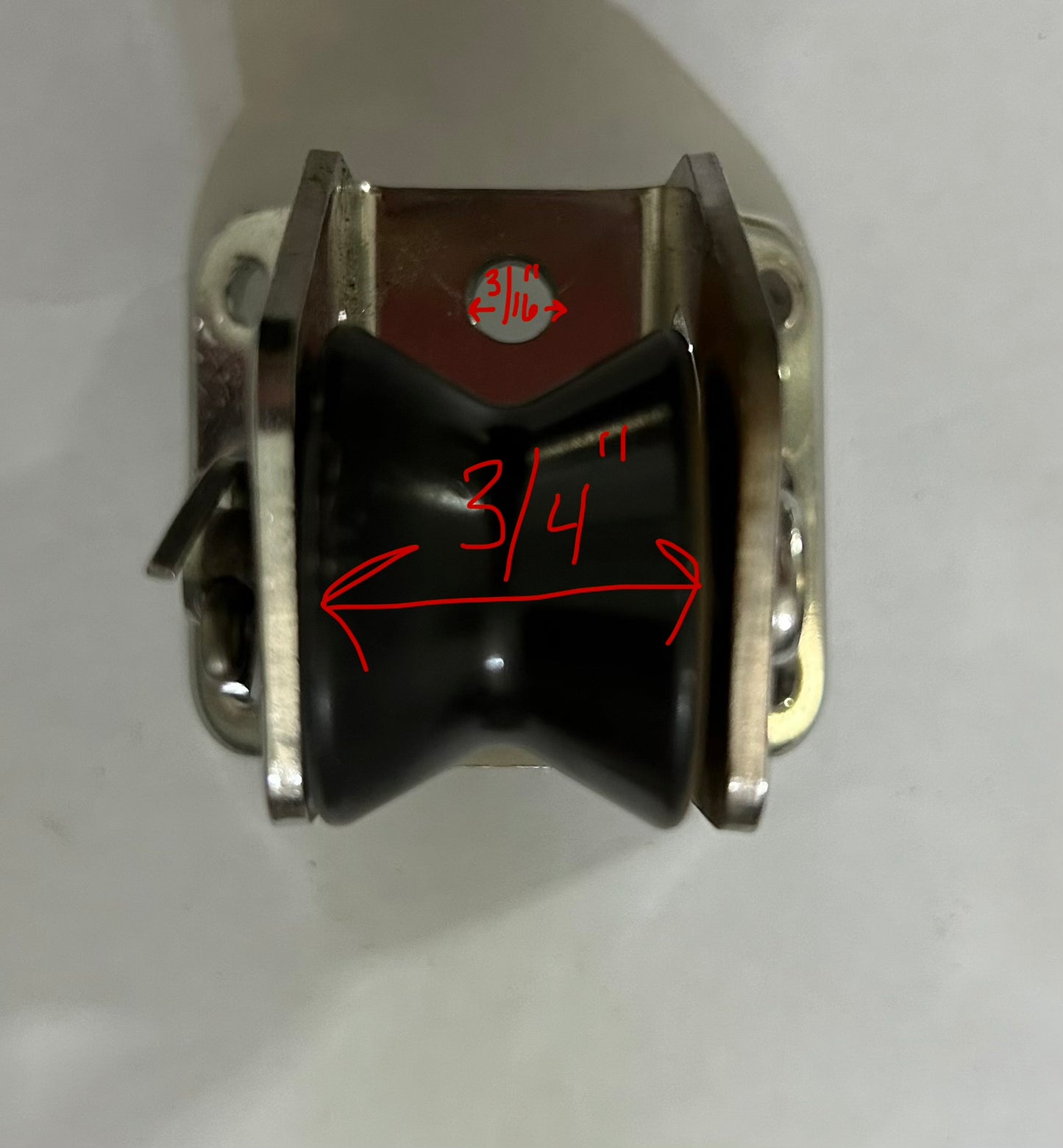 Raised Harken Lead Block - 1 1/8" Sheave - 3/4" Line Diameter