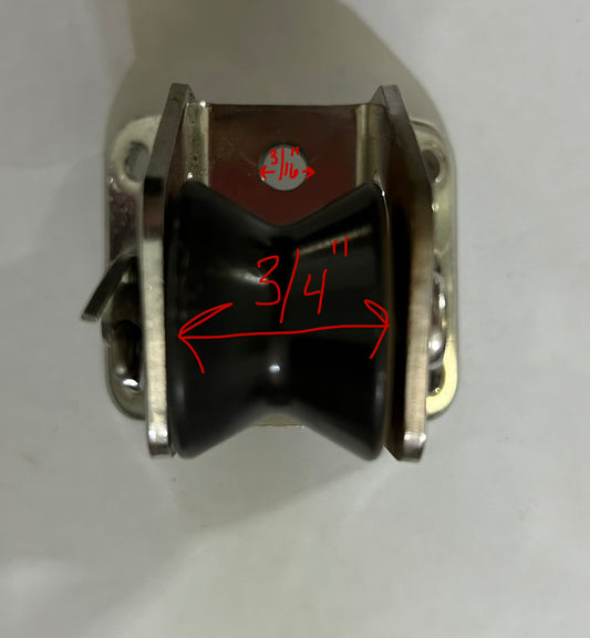 Raised Harken Lead Block - 1 1/8" Sheave - 3/4" Line Diameter  - Humphries IOR